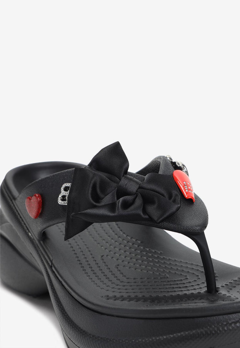 X Crocs Jibbitz Flatform Slippers