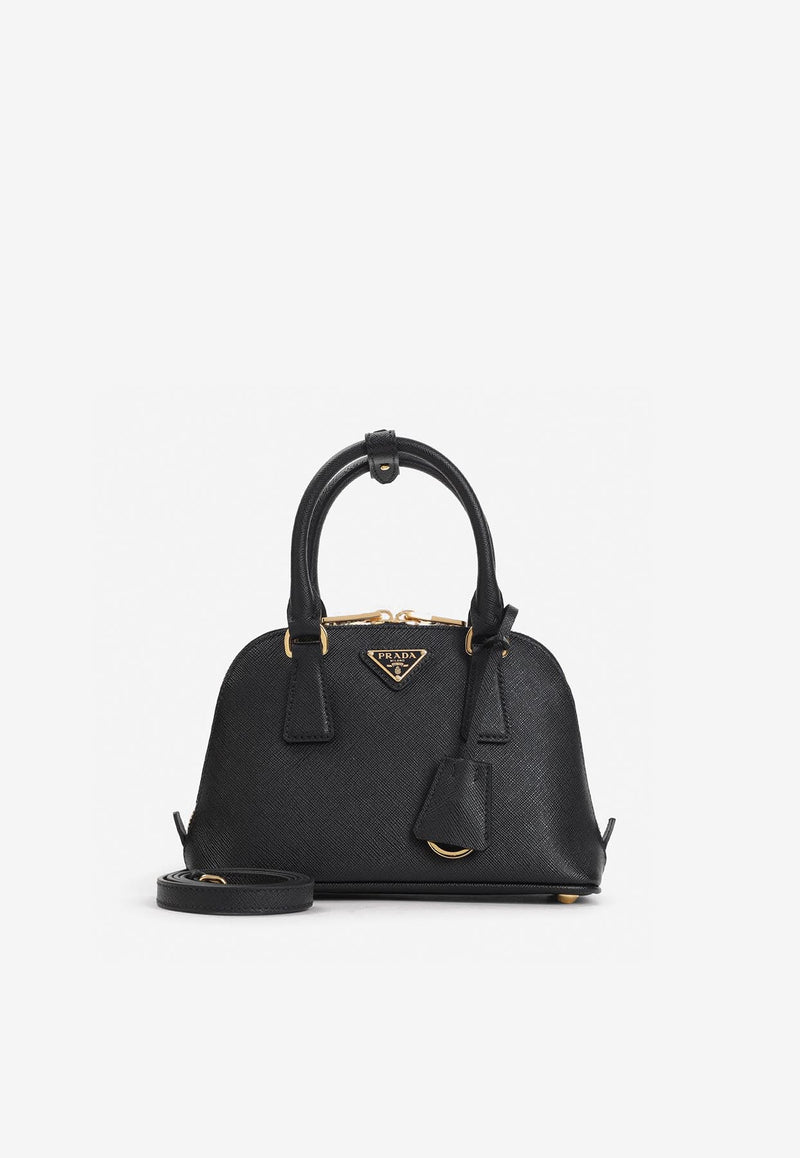 Mini Promenade Leather Top Handle Bag