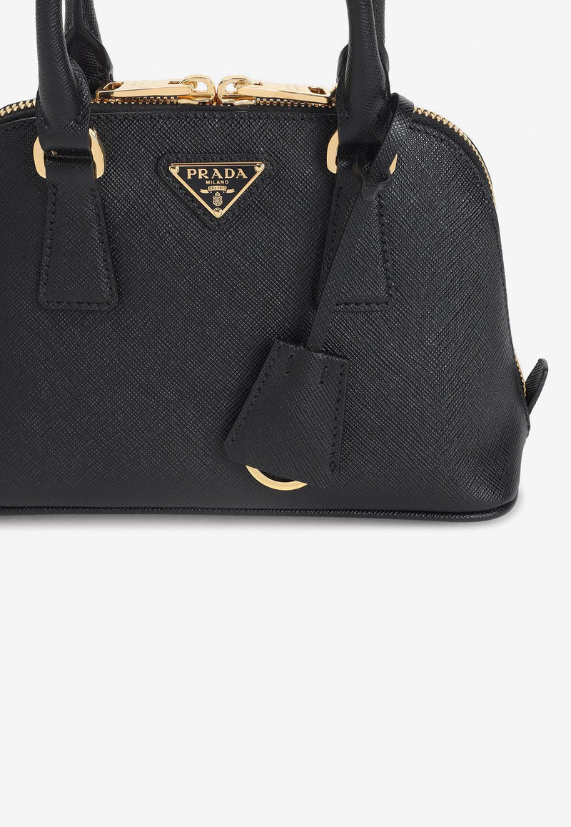 Mini Promenade Leather Top Handle Bag