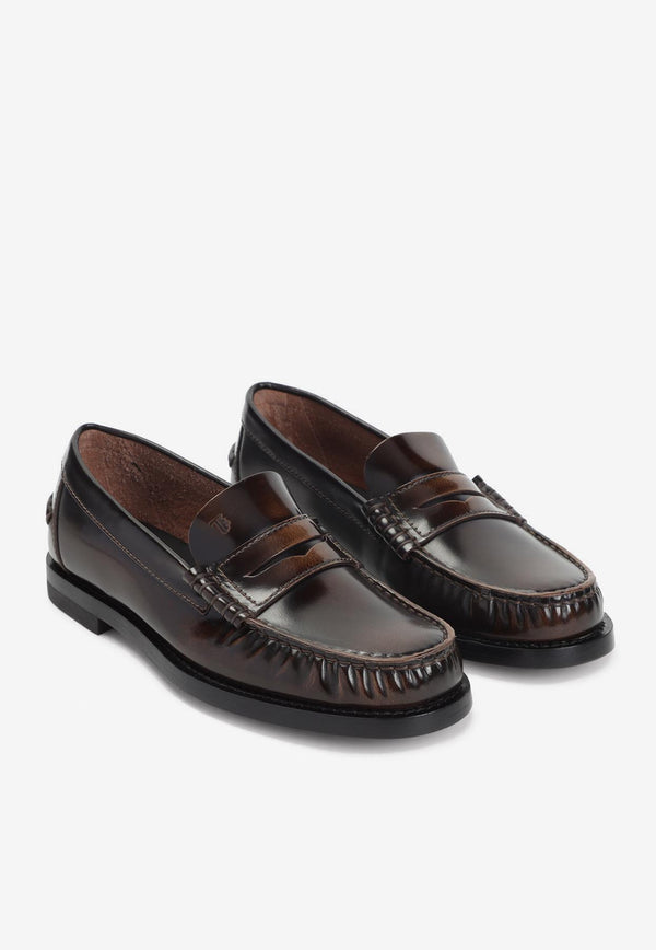 Calf Leather Penny Loafers