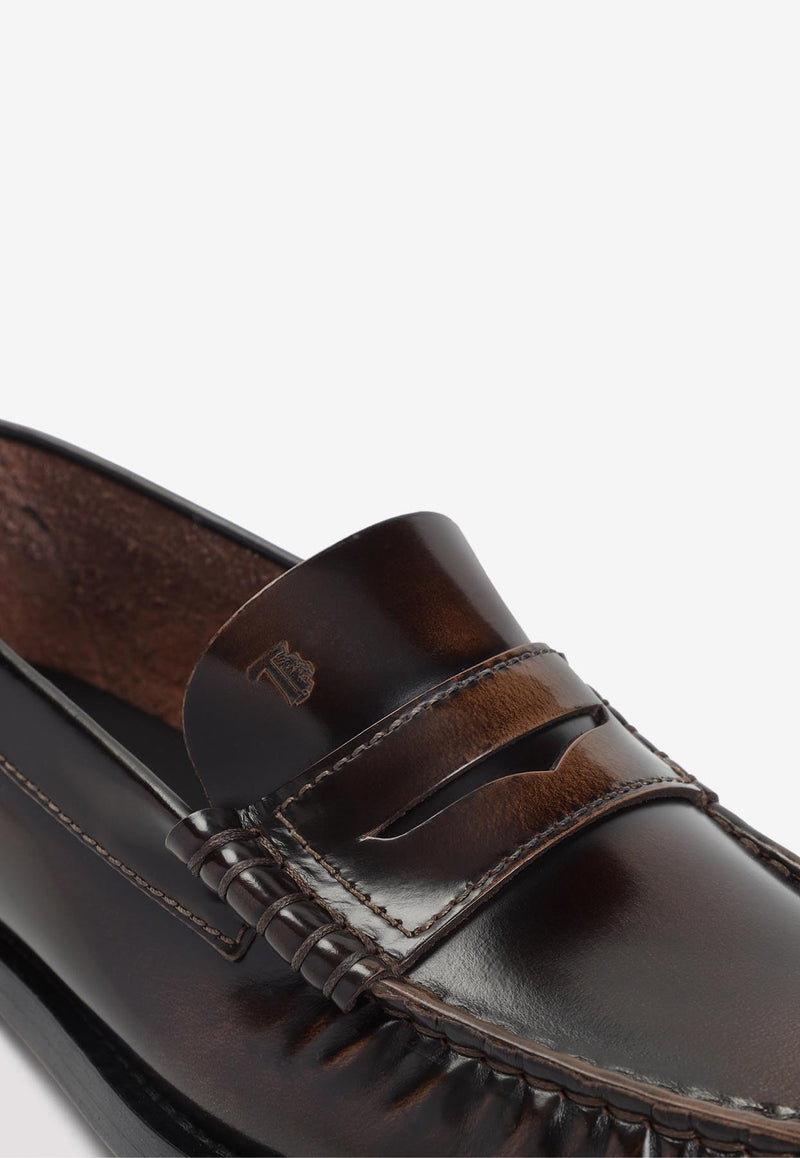 Calf Leather Penny Loafers
