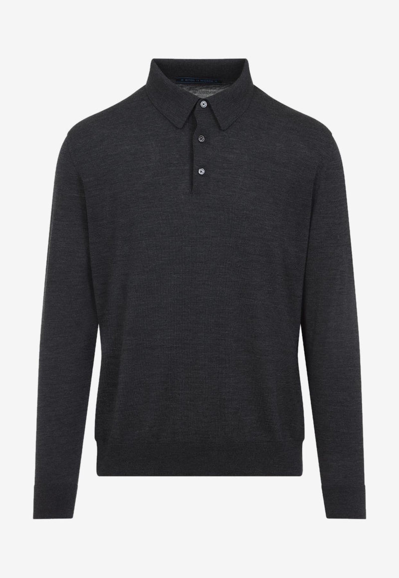 Wool Polo Sweater