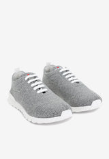 Fits Low-Top Sneakers in Knitted Cashmere