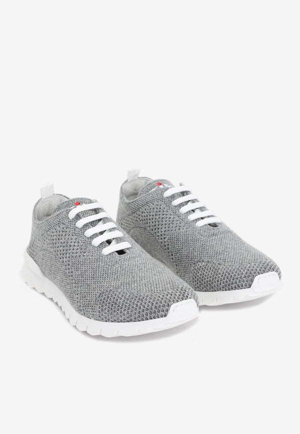 Fits Low-Top Sneakers in Knitted Cashmere
