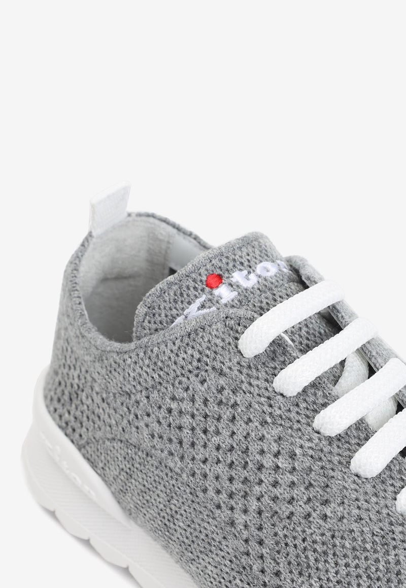 Fits Low-Top Sneakers in Knitted Cashmere
