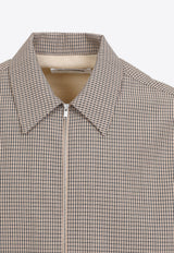 Checked Shirt in Virgin Wool