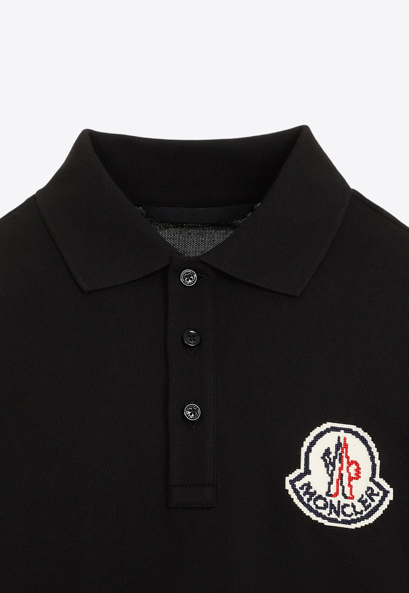 Logo-Patch Polo T-shirt