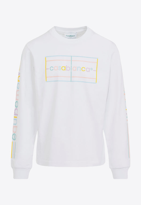 Logo Print Long-Sleeved T-shirt