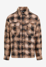 Logo Checked Bleached Shirt