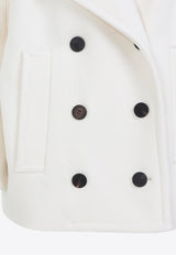 Ovalo Double-Breasted Short Coat