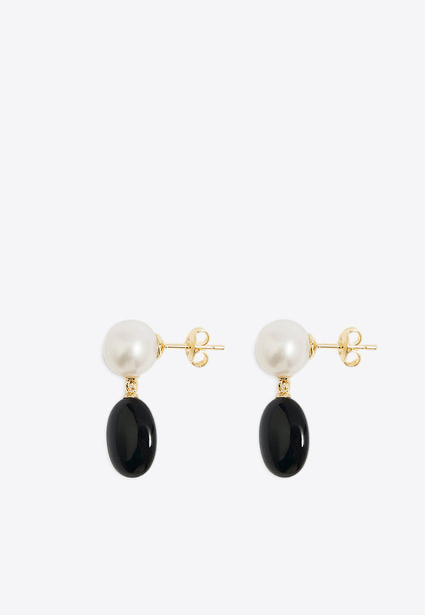 RAGBAG STUDIO Dualism Drop Earrings Gold 12104GOLD