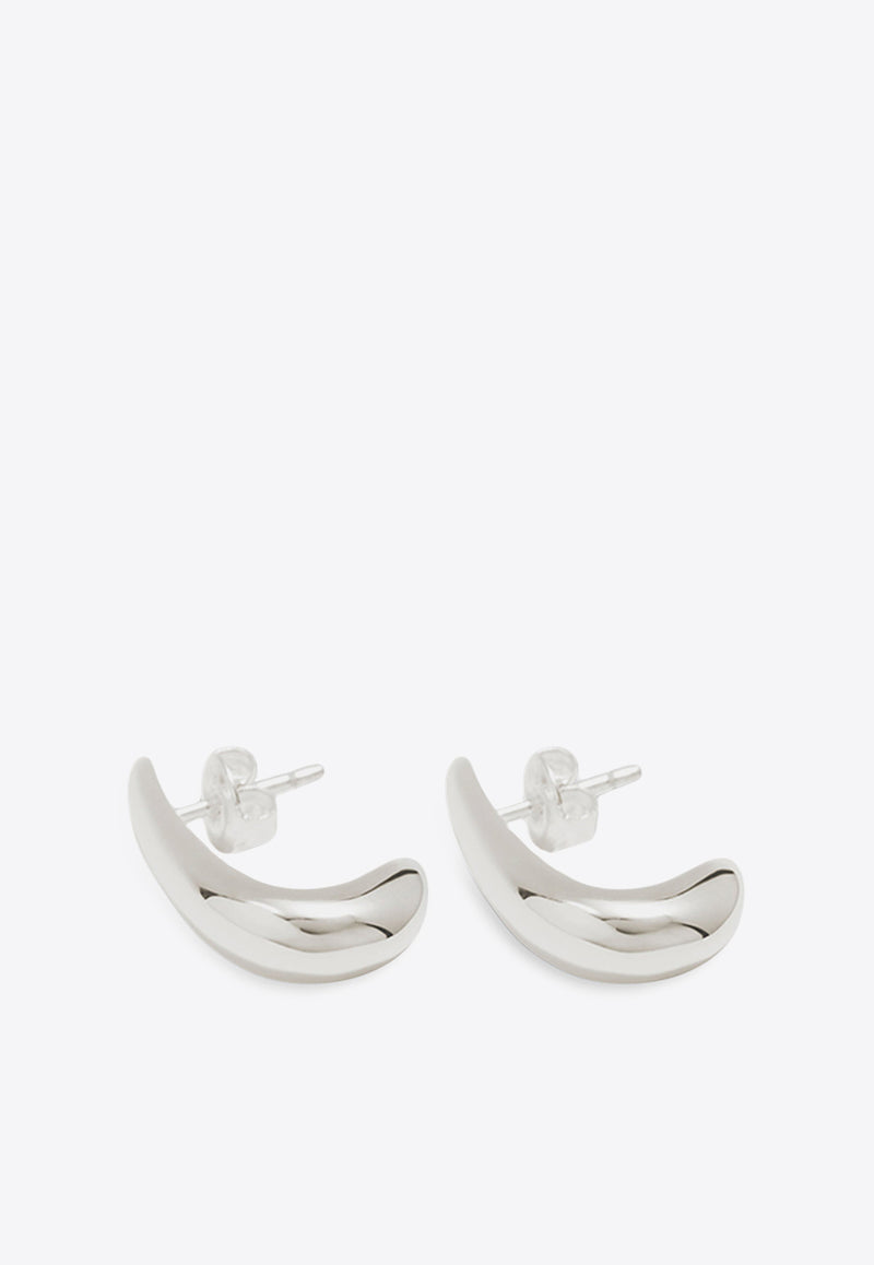 RAGBAG STUDIO Dualism Sculptural Stud Earrings Silver 12105SILVER