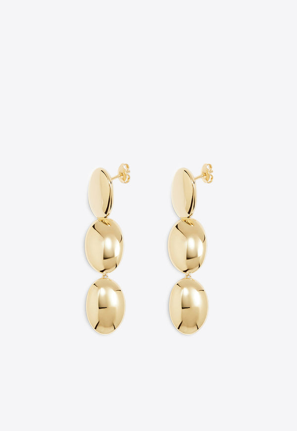 RAGBAG STUDIO Dualism Oval-Links Drop Earrings Gold 12106GOLD