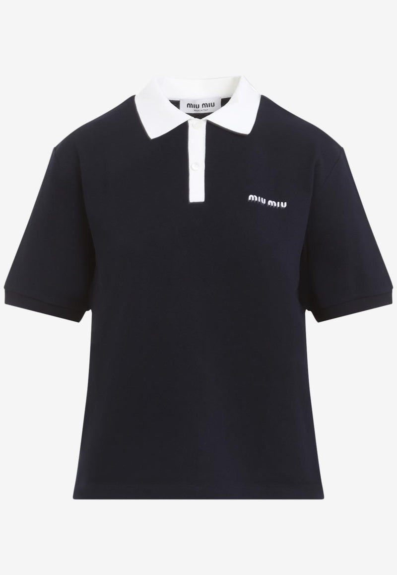 Logo Embrodered Polo T-shirt