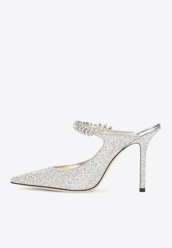 Bing 100 Crystal-Embellished Mules