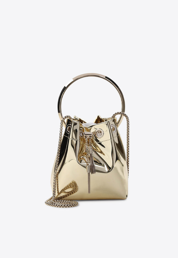 Bon Bon Metallic Top Handle Bag