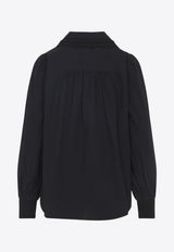 Long-Sleeved Embroidered Shirt