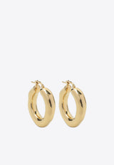 Irregular Brass Hoop Earrings