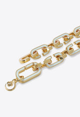 Enameled C-Link Bracelet