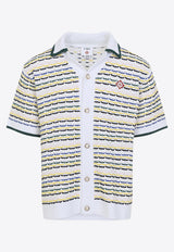 Tuck Stitch Embroidered Shirt