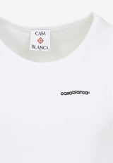 Ribbed Knit Logo Tank Top