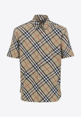 Vintage Check Short-Sleeved Shirt