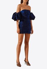 Shona Joy Miramare Ruched Mini Dress 1234376NAVY