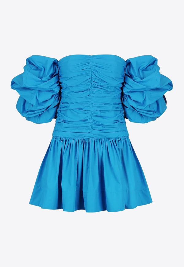 Shona Joy Josephine Ruched Mini Dress 1235059BLUE