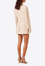 Shona Joy Irena Oversized Tailored Mini Blazer Dress 1243245IVORY