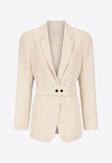 Shona Joy Irena Oversized Tailored Mini Blazer Dress 1243245IVORY