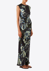 Shona Joy Franco Floral Print Maxi Dress Blue 1244099BLUE MULTI