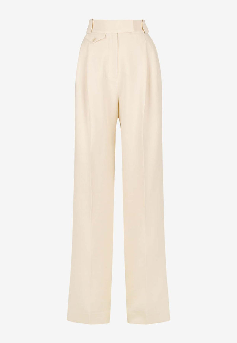 Shona Joy Irena High-Rise Tailored Pants Cream 1244279CREAM