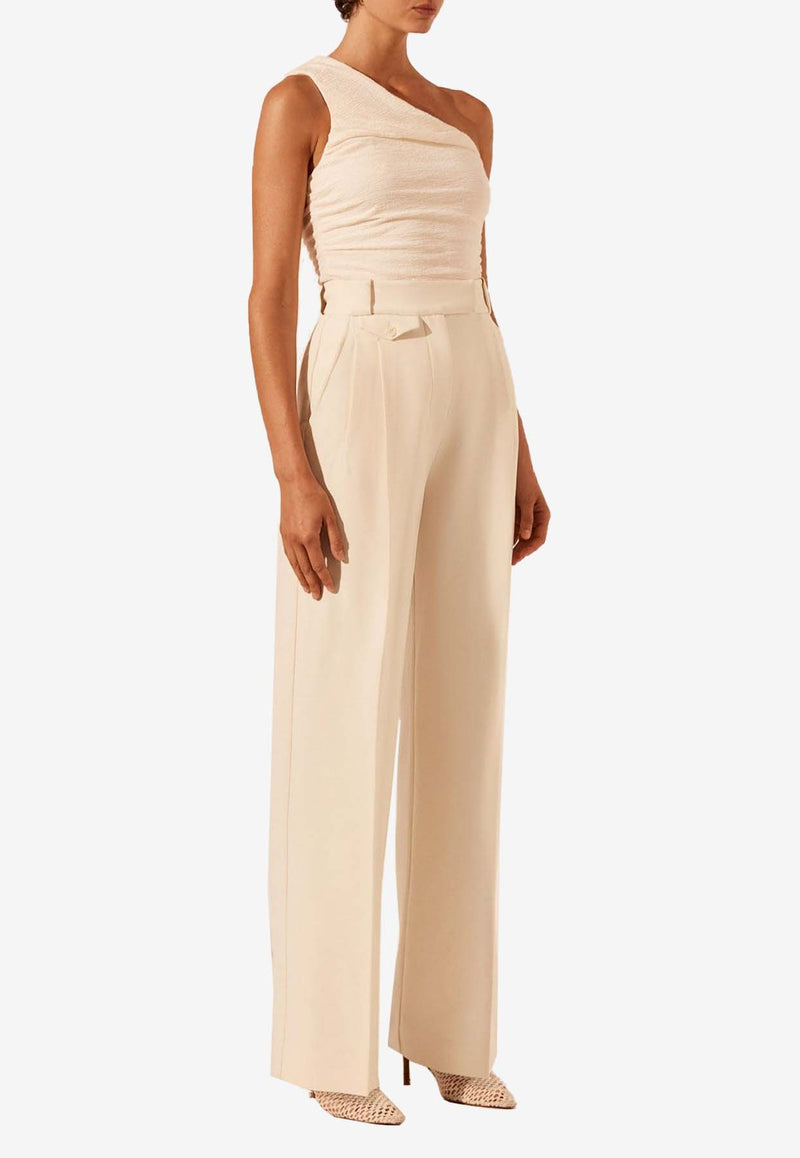 Shona Joy Irena High-Rise Tailored Pants Cream 1244279CREAM