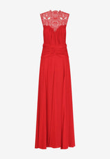 Shona Joy Emory Ruched Maxi Dress 1252161_RED