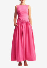 Shona Joy Campbell Square-Neck Maxi Dress 1254018_PINK