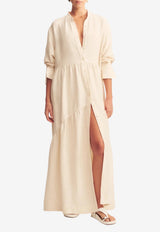 Shona Joy Jasper Tiered Maxi Dress 1254084_WHITE