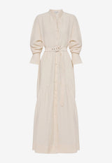 Shona Joy Jasper Tiered Maxi Dress 1254084_WHITE