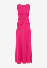 Shona Joy Aylah Side Split Maxi Dress 1254281_FUCHSIA