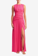 Shona Joy Aylah Side Split Maxi Dress 1254281_FUCHSIA