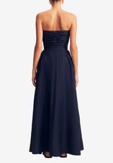 Shona Joy Celeste Strapless Paneled Gown 1254315_NAVY