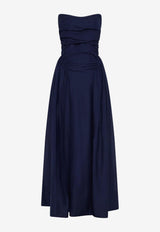 Shona Joy Celeste Strapless Paneled Gown 1254315_NAVY