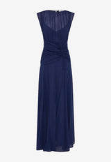Shona Joy Romy Ruched Maxi Dress 1255046_NAVY