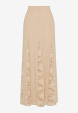 Shona Joy Presley Paneled Maxi Skirt 1255052_CREAM