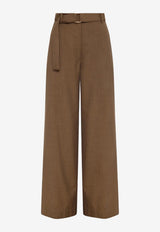 Shona Joy Asher Wide-Leg Tailored Pants 1255226_BROWN