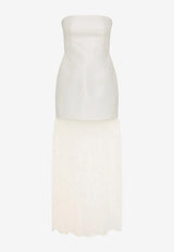 Shona Joy Dewdrop Contrast Strapless Maxi Dress 1255482_IVORY