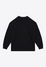 Fear Of God Essentials Logo Print Long-Sleeved T-shirt Black 125BT242010F/P_FEARE-BLK