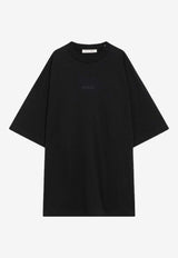 Fear Of God Essentials Rubberized Logo Jersey T-shirt Black 125SP254280F/R_FEARE-JB