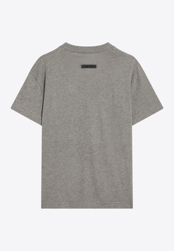 Fear Of God Essentials Classic Logo T-shirt Gray 125SP255863FW_FEARE-HH