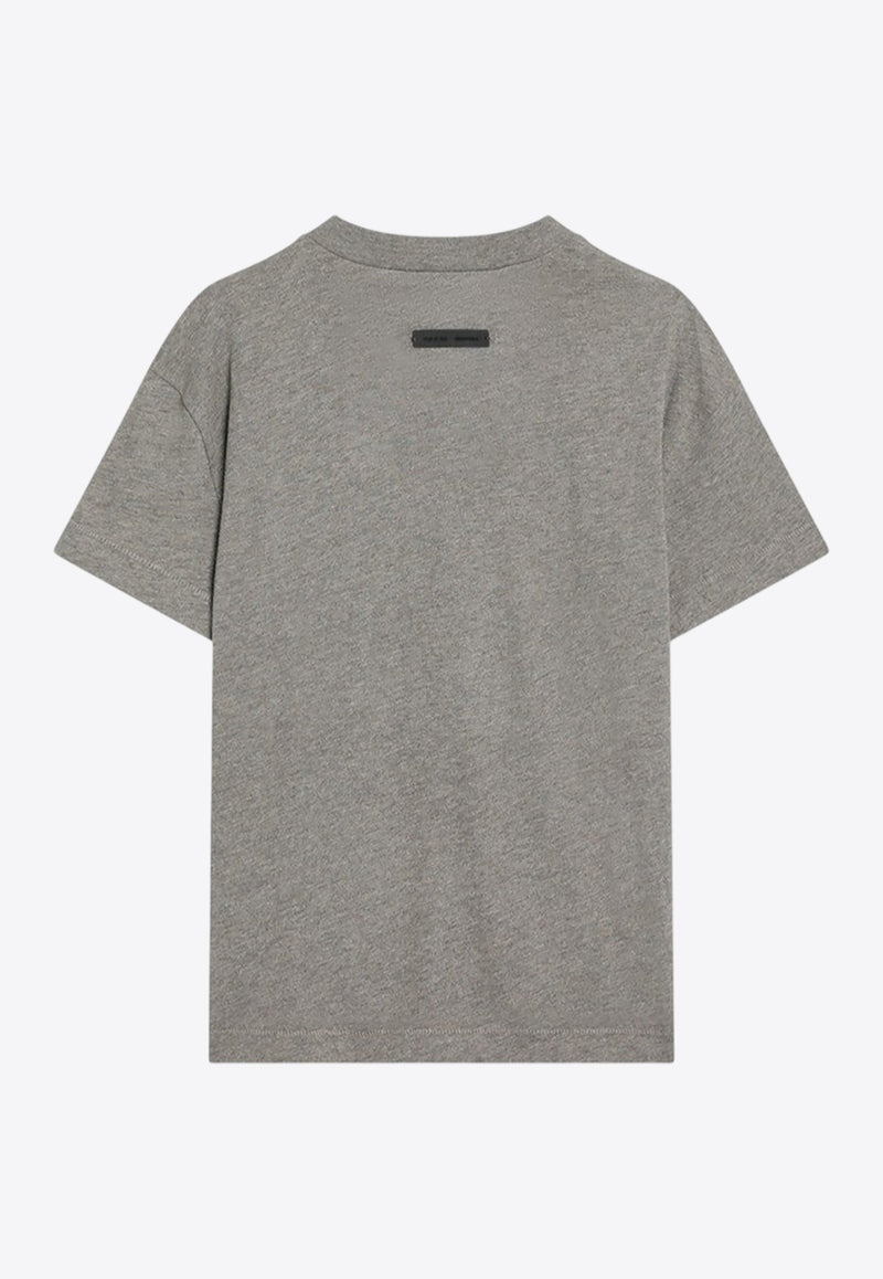 Fear Of God Essentials Classic Logo T-shirt Gray 125SP255863FW_FEARE-HH