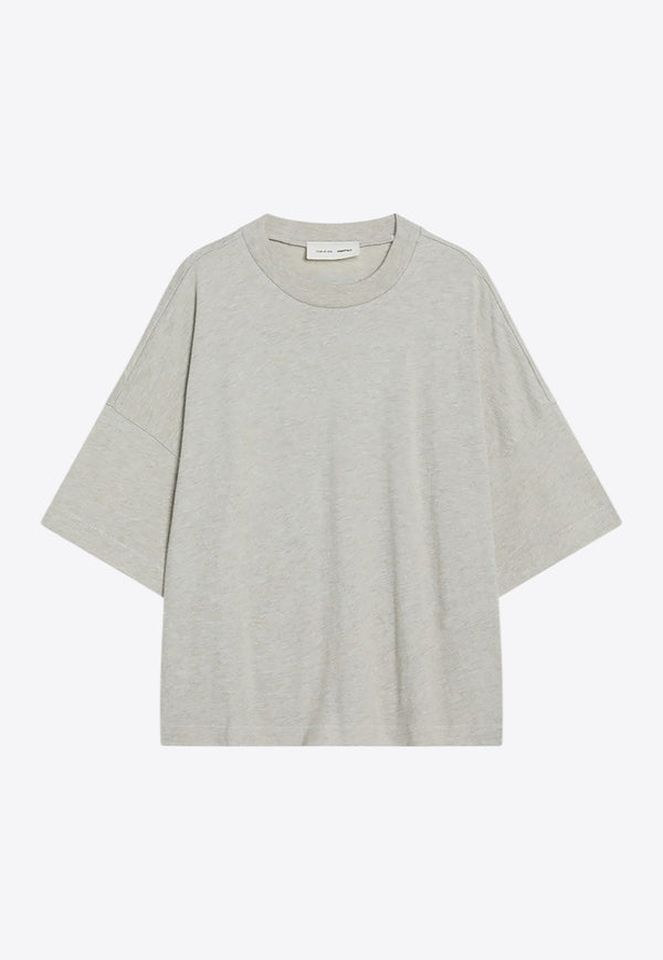 Fear Of God Essentials Classic Logo Oversized T-shirt Gray 125SP255892FW_FEARE-HS